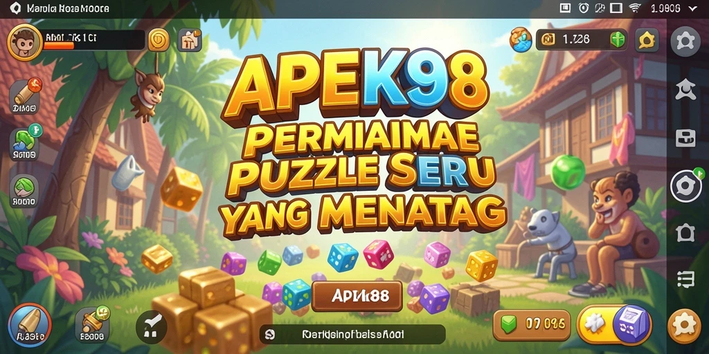 Tampilan gameplay APEK88 dengan tantangan puzzle menarik.