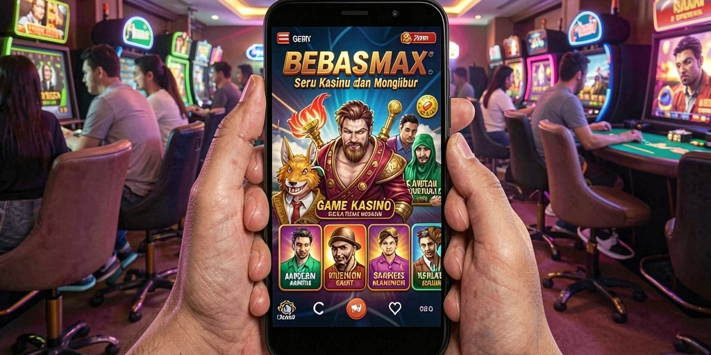 Screenshot utama BEBASMAX menampilkan gameplay Kasino yang seru dan menarik.