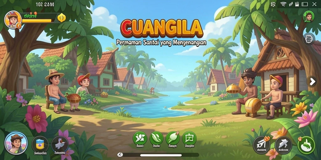Tampilan gameplay CUANGILA yang seru dan menarik.