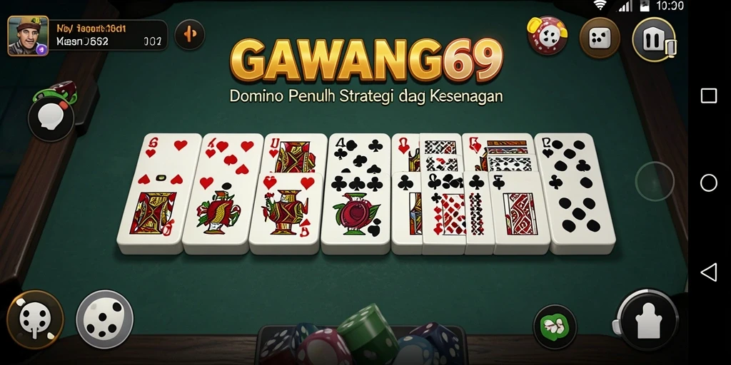 Tampilan gameplay GAWANG69 yang menarik dan penuh aksi permainan Domino.