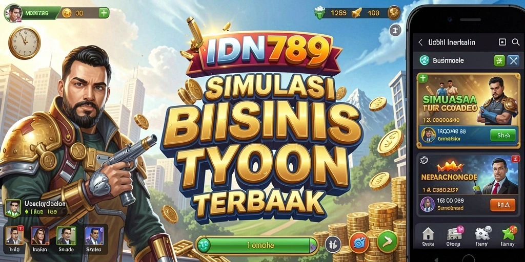 Screenshot gameplay IDN789 menampilkan momen seru bisnis Tycoon.