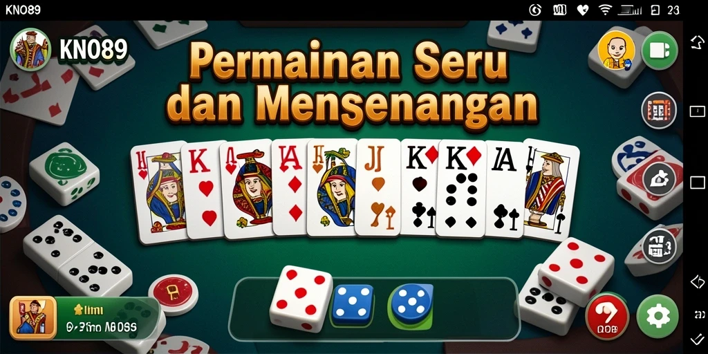 Screenshot gameplay KNO89 yang menampilkan aksi seru permainan Domino.