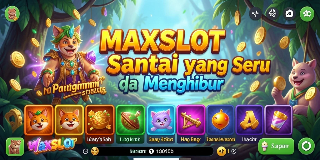 Tampilan gameplay MAXSLOT yang menarik dan menghibur.