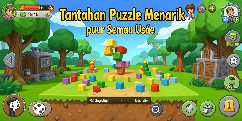 Tangkapan layar MPOID menampilkan gameplay Puzzle yang menarik.