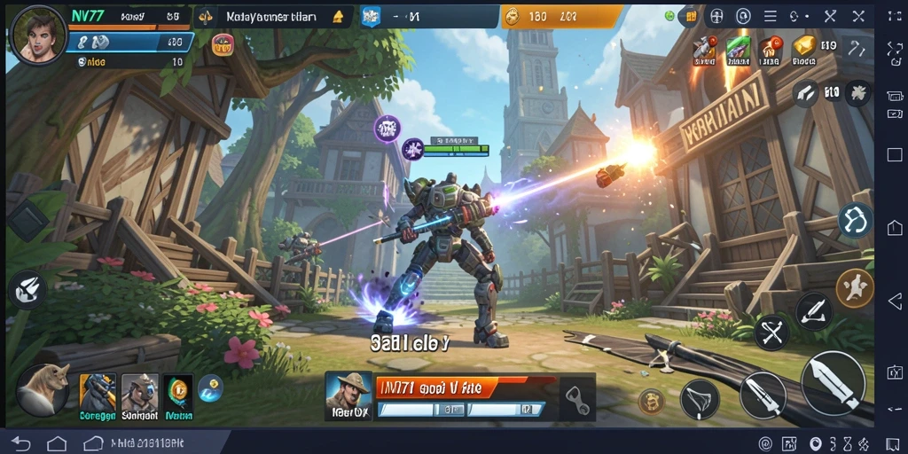 Tampilan gameplay SLG yang menegangkan dan strategis.