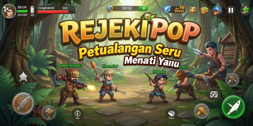Tampilan menarik dari gameplay seru di REJEKIPOP.