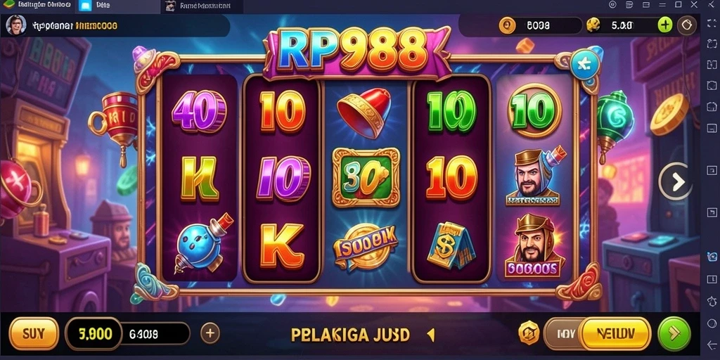 Tampilan menarik dari gameplay Slot di RP888.