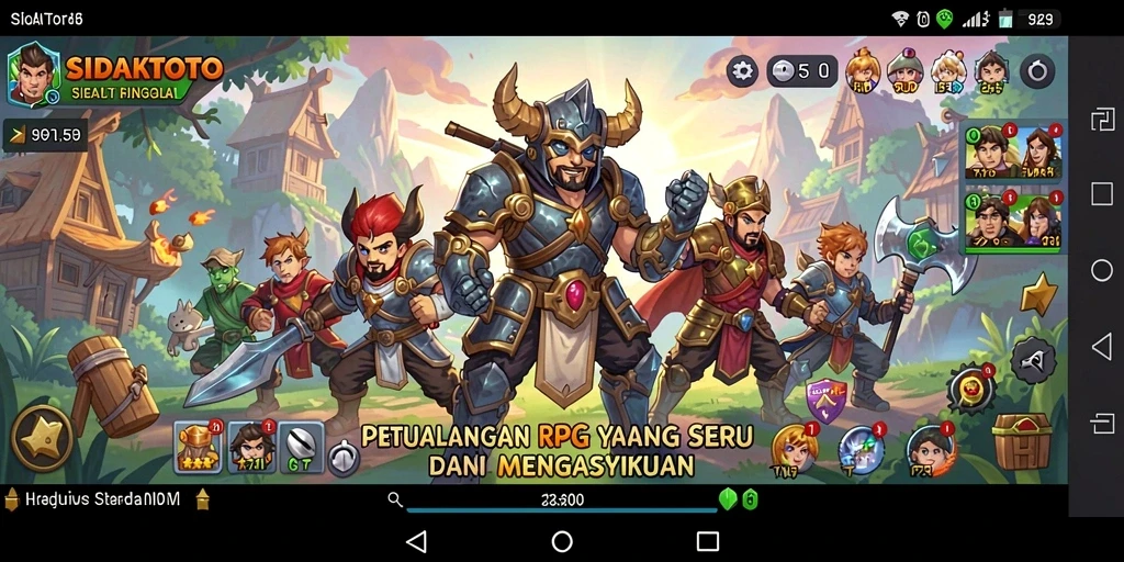 Tampilan gameplay SIDAKTOTO yang memukau saat bertempur.