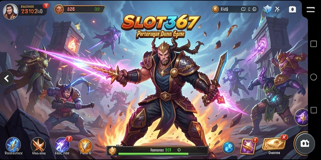Tangkapan layar dari pertarungan seru di SLOT367 yang menunjukkan aksi karakter.