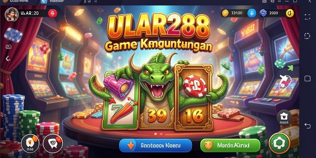 Tampilan memukau dalam gameplay Kasino ULAR288.