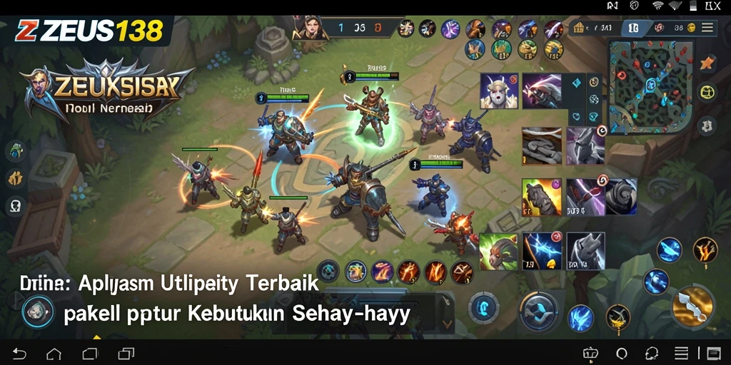 Tampilan antarmuka ZEUS138 yang intuitif dan fungsional.